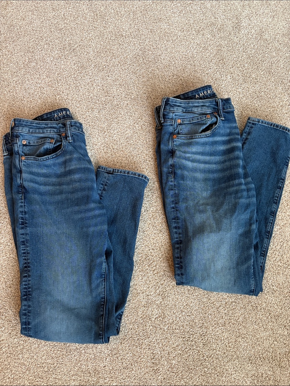 American Eagle Outfitters Men's Blue Jeans - Pair